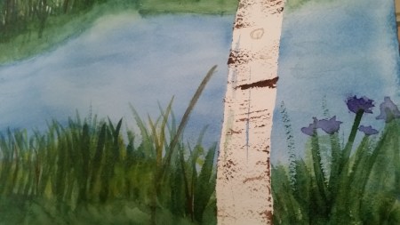 a small corner of my painting